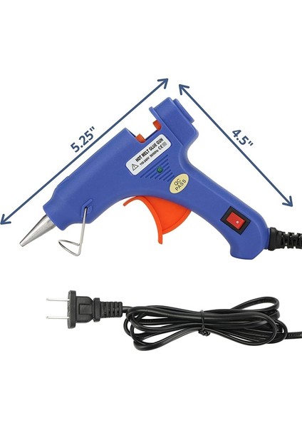 Yeşil 20W, Ab 20W Mini Sıcak Tutkal Tabancası, Noel El Sanatları Için Hızlı Ön Isıtma Tutkal Tabancası Okul Dıy Sanatlar Ev Hızlı Onarım, 7mm Tutkal Çubukları Kullanın (Yurt Dışından)