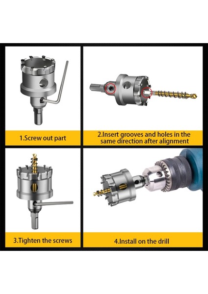 69MM 1 Adet Delik Testere Matkap Ucu Alaşım Karbür Kobalt Çelik Kesici Paslanmaz Çelik Ahşap Kesme Demir Metal Çekirdek Matkap Ucu Metal Matkap Ucu (Yurt Dışından) modelleri