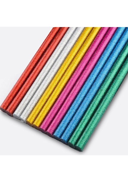 Altın 10 Adet 11MM * 200MM Sıcak Tutkal Çubukları Tutkal Tabancası Zanaat Telefon Kılıfı Albümü Tamir Aksesuarları Yapıştırıcı 11MM Sopa (Yurt Dışından)