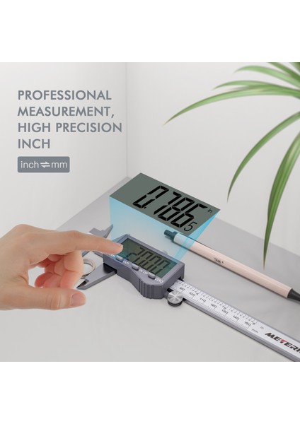Gümüş Meterk Elektrik Mikrometre Kaliperleri Paslanmaz Çelik Dijital Kumpas 6 "150MM Ölçüm Cihazı Aracı Doğruluğu 0.01MM (Yurt Dışından) modelleri