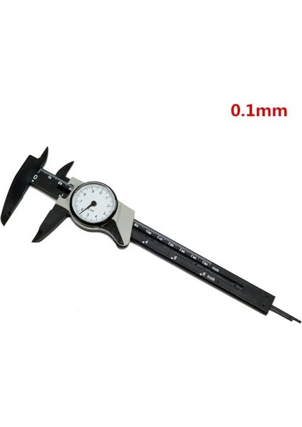 Gri Metrik Boyut 1 Takım 6 Inç 150MM Kadranlı Kumpas Plastik Sürmeli Kumpas 4 Yollu Ölçer Mikrometre Taşınabilir Plastik Şerit Metre Ölçüm Kumpas (Yurt Dışından)