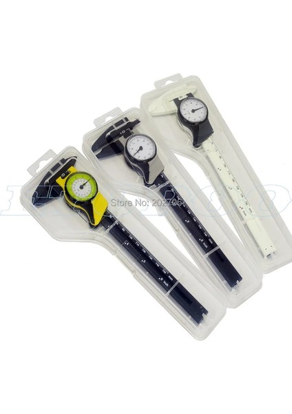 Gri Metrik Boyut 1 Takım 6 Inç 150MM Kadranlı Kumpas Plastik Sürmeli Kumpas 4 Yollu Ölçer Mikrometre Taşınabilir Plastik Şerit Metre Ölçüm Kumpas (Yurt Dışından) modelleri