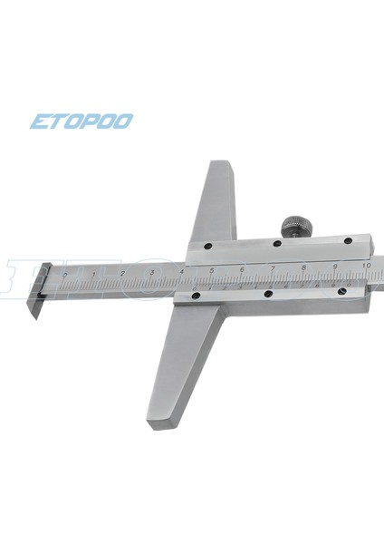Kancalı Paslanmaz 0-200MM 0.02MM Paslanmaz Çelik Kancalı Derinlik Sürmeli Kumpas Derinlik Ölçer Derinlik Ölçüm Araçları Paquimetro (Yurt Dışından) fırsatları