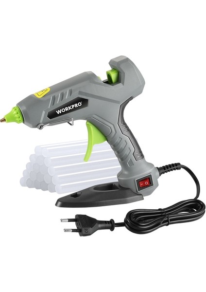 W099033A 60W, Ab Workkro 60W Sıcak Tutkal Tabancası Hızlı Ön Isıtma Isı Aracı ile 20PC Tutkal Çubuğu 10CM Ev Dıy Ev Aletleri El Sanatları Araçları (Yurt Dışından)