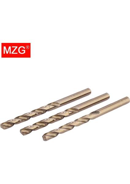10PC 5.1mm Mzg 1.0 - 13.0 mm Kobalt Kaplamalı Düz Şaft Standart Uzunluk Hss M35 Yüksek Hız Çelik Matkap Uçları Seti Cnc Delme Kesici (Yurt Dışından)