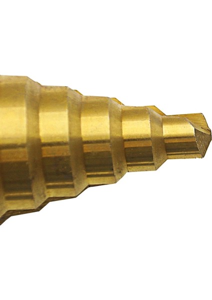 Altın Hss Çoklu Delik 8 Boyutları 10/15/20/25/30/35/40/45MM Titanyum Adım Matkap Ucu 8 Adım Koni Matkap Ucu Delik Oluk Metal Ahşap Kesim (Yurt Dışından) fırsatları