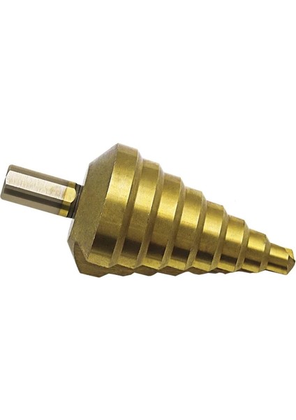 Altın Hss Çoklu Delik 8 Boyutları 10/15/20/25/30/35/40/45MM Titanyum Adım Matkap Ucu 8 Adım Koni Matkap Ucu Delik Oluk Metal Ahşap Kesim (Yurt Dışından) indirimleri