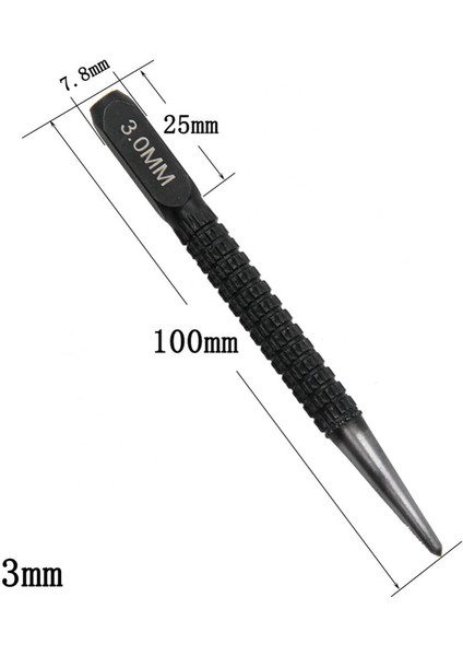 3mm 1 Pc Güçlü Otomatik Merkezi Yumruk Ayarlanabilir Yaylı Otomatik Yumruk El Aletleri Setleri Alaşımlı Çelik Metal Ahşap Delme Aracı (Yurt Dışından)
