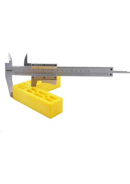 Deri Kutu 0-150MM 6 Inç Kendinden Kilitli Metal Kumpas Endüstriyel Kaliteli Çelik Sürmeli Kumpas Ölçer Mikrometre Kaymak Cetvel Ölçme Kumpas (Yurt Dışından)