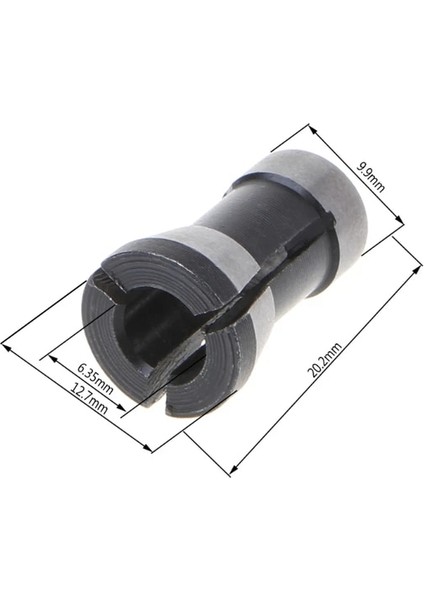 6.35MM 6.35/8mm Collet Chuck Gravür Kırpma Makinesi Elektrikli Yönlendirici Yüksek Hassasiyetli Whosaledropship (Yurt Dışından)