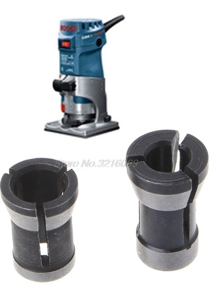 6.35MM 6.35/8mm Collet Chuck Gravür Kırpma Makinesi Elektrikli Yönlendirici Yüksek Hassasiyetli Whosaledropship (Yurt Dışından) fiyatları