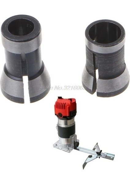 6.35MM 6.35/8mm Collet Chuck Gravür Kırpma Makinesi Elektrikli Yönlendirici Yüksek Hassasiyetli Whosaledropship (Yurt Dışından) modelleri