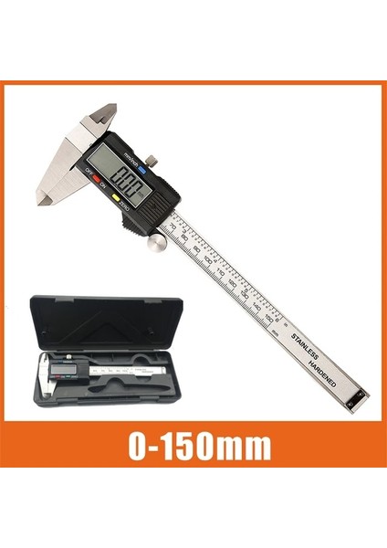 0-150MM Mini Cep Paslanmaz Çelik Dijital Kumpas 50/70/100/150/200/300MM Elektronik Sürmeli Kumpas Kaydırıcı Kaliper Mücevher Kalınlık Ölçer (Yurt Dışından)