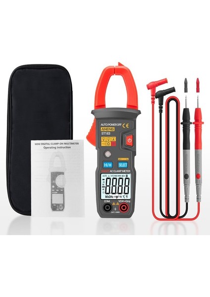 ST183 ST181/182 Dijital Pens Metre Dc/ac Akım 4000 Sayım Multimetre Ampermetre Gerilim Test Cihazı Araba Amp Hz Kapasite Ncv Ohm Testi (Yurt Dışından)