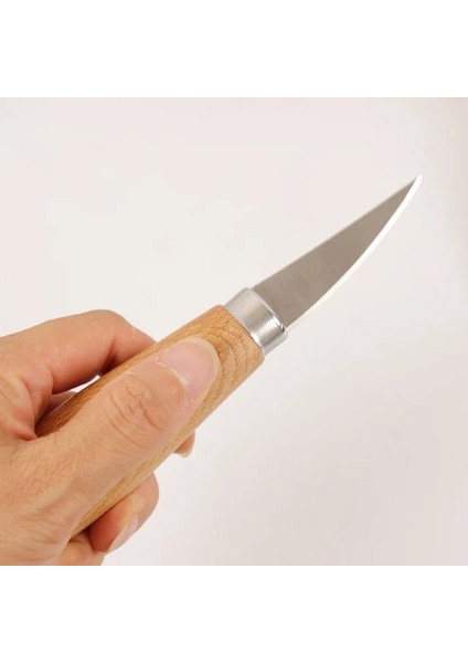 Stil 1 1 Adet Ahşap Oyma Bıçağı Paslanmaz Çelik Ağaç Işleme Heykel Oyma Kesici Kaşık Kanca Gravür Bıçak El Keski Araçları (Yurt Dışından)