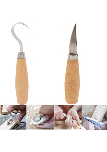 Stil 1 1 Adet Ahşap Oyma Bıçağı Paslanmaz Çelik Ağaç Işleme Heykel Oyma Kesici Kaşık Kanca Gravür Bıçak El Keski Araçları (Yurt Dışından) fiyatları