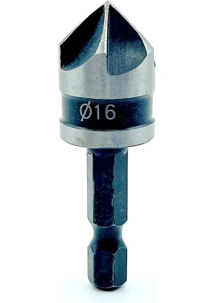 1 Adet 16MM Altıgen 1 Adet 82 Derece Pah Matkap Ucu Seti 12/16/19MM 5 Flüt Ağaç Işleme Matkap Ucu Kesici Havşa Matkap Ucu Seti Metal Delme (Yurt Dışından)