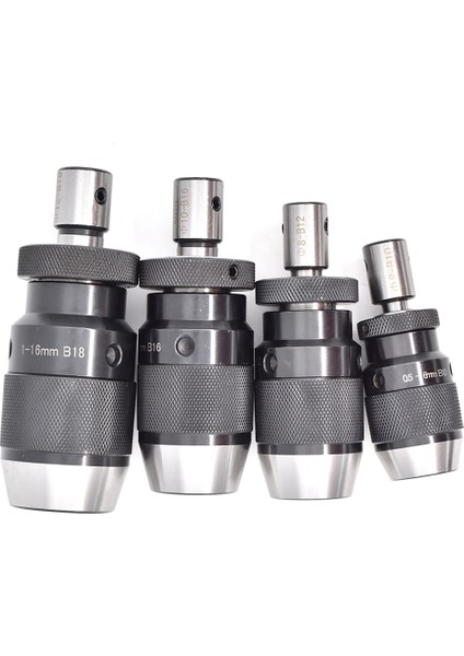 9MM-B16(1MM-13MM) 1 Takım B16 Konik Ayna Kendinden Sıkmalı Anahtarsız Matkap Aynası + Adaptör 8 9 10 11 12 14 16 17 18 19 20MM Motor Mili Biyel (Yurt Dışından)