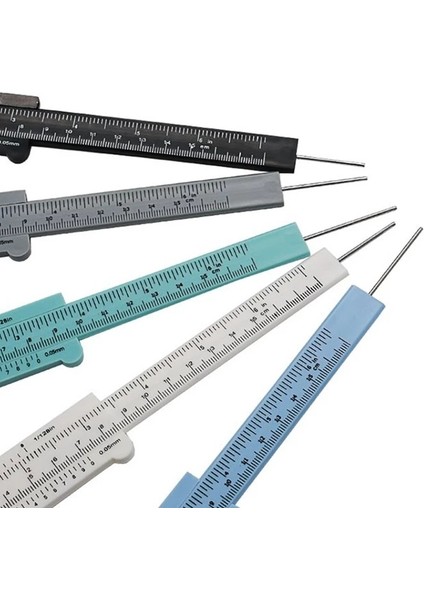 0-150 mm Siyah 150MM 6 Inç Mini Plastik Sürgülü Sürmeli Kumpas Dıy Ölçü Aracı Cetvel Sürgülü Kaliper Kalınlık Ölçer (Yurt Dışından) modelleri