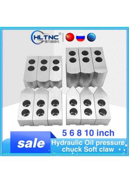 6 Inç 60 Derece Yeni Hidrolik Yağ Basınçlı Ayna Yumuşak Pençe 5 6 8 10 Inç 60/90/120 Derece Yüksek Kalite Standardı 3 Çene Mekanik Cnc Tornalar Için (Yurt Dışından)