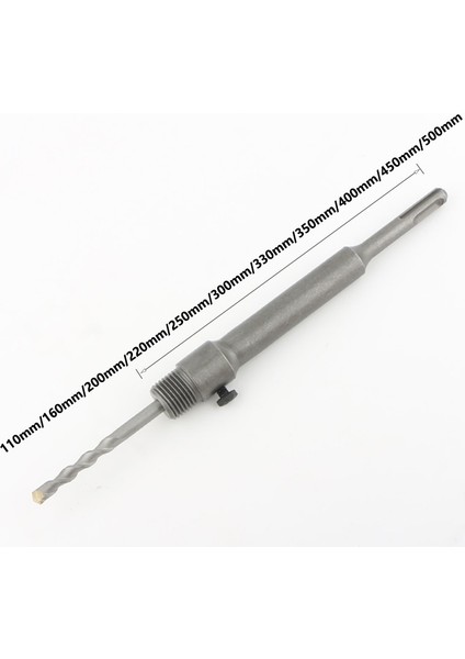 Sds Plus 200MM Sds Plus Duvar Delik Testere Matkap Ucu Seti 30MM-160MM Beton Delik Testere Çimento Taş Tuğla Duvar Klima Tüp Delik Açıcı Aletler (Yurt Dışından)