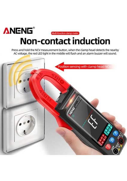 Siyah Aneng ST212 Dijital Pens Metre Dc/ac Akım 6000 Sayım Multimetre Ampermetre Gerilim Test Cihazı Araba Amp Hz Kapasite Ncv Ohm Testi (Yurt Dışından) modelleri