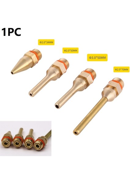 34X2 0mm Yeni Yüksek Kaliteli Çubuk Tutkal Memesi 2.0*50MM 2.0*70MM 11MM Konu Çapı Yüksek Kaliteli Bakır (Yurt Dışından) fırsatları