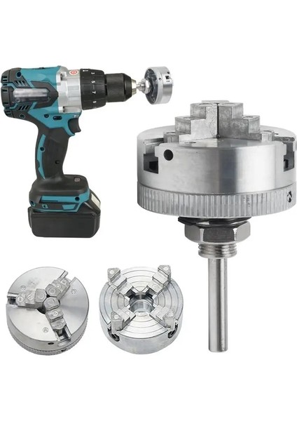3 Çeneli 4 Çeneli Çinko Alaşımlı Torna Aynası Kendiliğinden Merkezlenen Ahşap Torna Aynası Mini Metal Torna Için Biyel ile Isteğe Bağlı Kelepçe (Yurt Dışından)