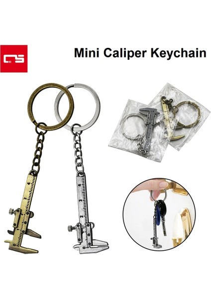 Gümüş Kumpas Mini Sürmeli Kumpas 0-5 cm Taşınabilir Ölçüm Ölçer Aracı Cetvel Anahtarlık Tarzı Çinko Alaşım Kumpas Kolye Hediye Için (Yurt Dışından) fiyatları