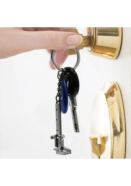 Gümüş Kumpas Mini Sürmeli Kumpas 0-5 cm Taşınabilir Ölçüm Ölçer Aracı Cetvel Anahtarlık Tarzı Çinko Alaşım Kumpas Kolye Hediye Için (Yurt Dışından) indirimleri