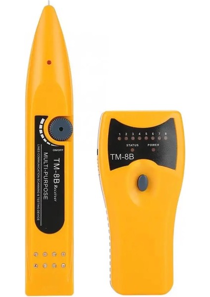 Tm-8b Çok Amaçlı Kablo Test Cihazı RJ45 RJ11 Kablolu Telefon Hatları Tarama Dijital Sinyal (Yurt Dışından)