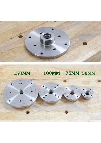 3 INÇ-M33 M33 * 3.5 / 1 "8tpı Ön Panel Flanş Ahşap Torna Ağaç Işleme Flanş Dıy Aksesuarları Sabit (Yurt Dışından)