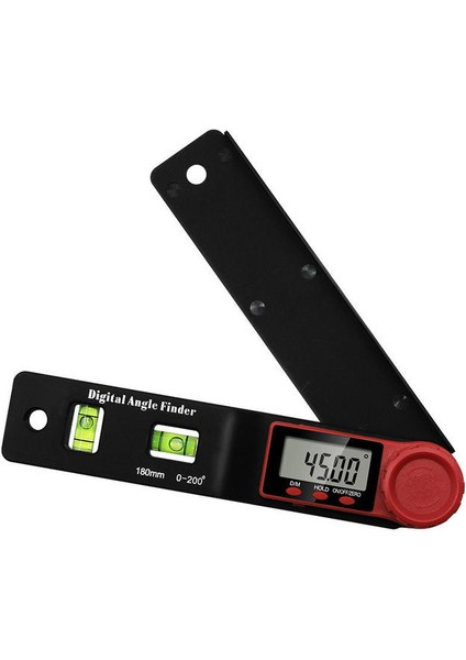 Kabarcık Yeşil 2 Tip Dijital Kumpas Seviye ve Açı Cetvel Yükseklik Cetvel Derinlik Cetvel Çok Fonksiyonlu Ölçme Aracı Ağaç Işleme Aleti (Yurt Dışından)