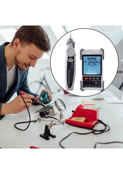 10A Evrensel Prob ET616/ET618/ET612/ET613 Ağ Kablosu Test Cihazı LCD Ekran Analog Dijital Arama Poe Gerilim Eşleştirme Kablo Haritası Net Lan Multimetre (Yurt Dışından)