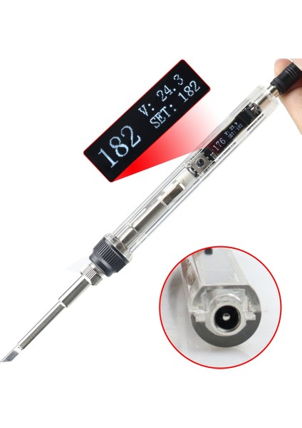 T12-BC2 T12 Mini Havya Dc 12-24V 72W Dijital OLED Ayarlanabilir Sıcaklık Elektrikli Kaynak Lehim Ucu Istasyonu Aracı SH72 Değil (Yurt Dışından) fiyatları