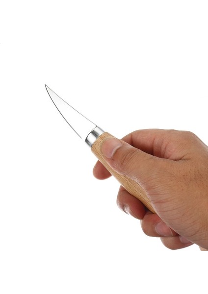 Eğri Keski 1 Adet Oyma Bıçağı Ahşap Oyma Keski Ağaç Işleme Aleti Araç Seti Ahşap Oyma Oyma Soyma Kaşık Kanca Ahşap Oyma Aracı (Yurt Dışından)