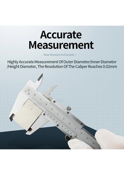 Kesir Kumpas Sürmeli Kumpas Metal Kumpaslar Mekanik Mikrometre Cetvel Karbon Çelik Kumpas Ok Çelik Ölçer Derinlik Ölçme Aletleri 0-150MM (Yurt Dışından) fırsatları