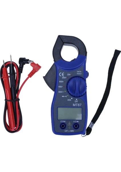 MT87 Kelepçe Tipi Multimetre Voltmetre Elektrik Gerilim Test Cihazı, LCD Tepe 1999 True Rms Amp Dc/ac Akım Pens Metreleri (Yurt Dışından)