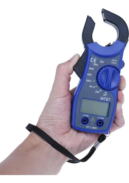MT87 Kelepçe Tipi Multimetre Voltmetre Elektrik Gerilim Test Cihazı, LCD Tepe 1999 True Rms Amp Dc/ac Akım Pens Metreleri (Yurt Dışından) fırsatları
