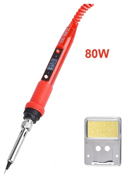 908S-2BH 80W 220V, Abd Jcd Havya Elektrikli 80W 220V Ayarlanabilir Sıcaklık Kaynak Aracı Havya Standı Lehimleme Istasyonu Tamir Alet Takımı (Yurt Dışından)