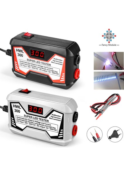 Siyah Ingiltere Fişi HWL300 LED Test Cihazı Tv Arkaplan Işığı Test Cihazı AC85-265V 18W LCD Tv Bakım Algılama Çok Amaçlı LED Şeritler Lamba Boncuk Test Araçları (Yurt Dışından) fiyatları