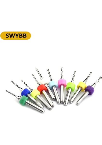 1.55MM Yuvarlak Pcb Matkap Ucu Mikro Dıy Mini Sondaj 3.175 Çap Tungsten Karbür Cnc 0.1-6.8mm Makine Baskı Devre 10 Adet Set (Yurt Dışından)