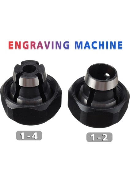 Çeyrek 1/4 Inç/1/2 Inç Collet Chuck Kafa Ağaç Işleme Gravür Kırpma Oyma Makinesi Elektrikli Yönlendiriciler Freze Kesicisi Bit (Yurt Dışından) fiyatları