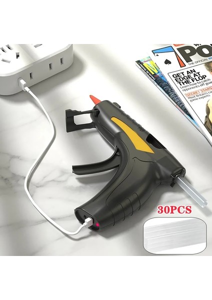 Set Akülü Sıcak Tutkal Tabancası 30 Sopa ile Zanaat Dıy Elektrikli Isı Onarım Aracı Için 7mm Tutkal Çubukları Kullanın Wireles Sıcak Tutkal (Yurt Dışından)