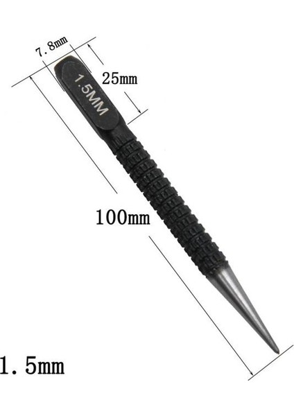 1.5mm 1 Adet 1/3 Adet Alaşımlı Çelik Merkez Yumruk Konik Nokta Çapı Ahşap Markalama Delme Araçları 1.5mm/2mm/3mm Otomatik Ahşap Matkap Aracı (Yurt Dışından)