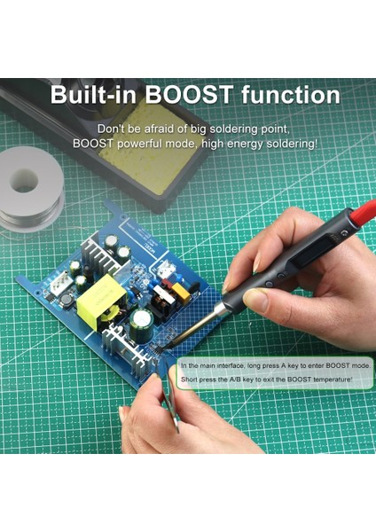 T85-K65 Set Yeni T85 Orijinal Elektrikli Havya Pd 65W Çift Tip-C Lehimleme Çok Fonksiyonlu Havya Taşınabilir Kaynak Istasyonu Kiti (Yurt Dışından) fırsatları