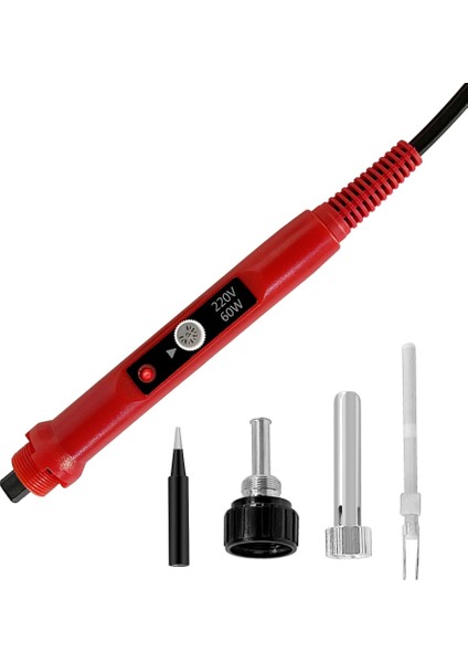 60W Red1 Abd 60W Taşınabilir Elektrikli Havya Kaynak Ütüleri Sıcaklık Ayarlanabilir 220V 110V Kaynak Rework Istasyonu Lehimleme Ipuçları (Yurt Dışından) fırsatları