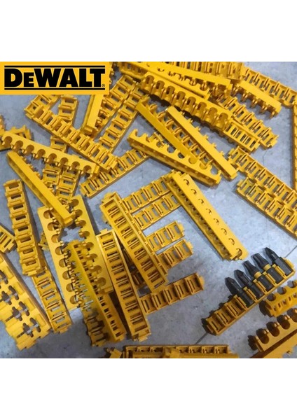 B Küçük 7plug 20 Adet Tutucu Dewalt Matkap Parçaları Kutuları Dewalt Alet Aksesuarları Depolama Vidalama Ucu Sabit Matkap Ucu Saklama Kutusu Braketi Şeridi (Yurt Dışından) modelleri