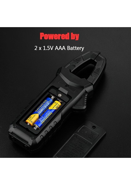 HT200A Temel Akım Pens Metre Profesyonel Dijital Multimetre Habotest Mini Amp Pinza Amperimetriaca Kapasite Transistör Test Cihazı HT200 (Yurt Dışından)