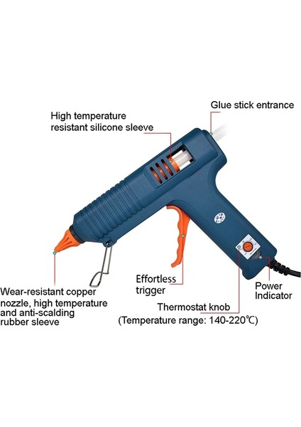 Abd Sıcak Eriyik Tutkal Tabancası Memesi ile 150 W Isı Tabancası Ayarlanabilir Yüksek Sıcaklık Tutkal Tabancası Greft Onarım Aracı 11MM Tutkal Çubuğu Ev Dıy (Yurt Dışından) fırsatları
